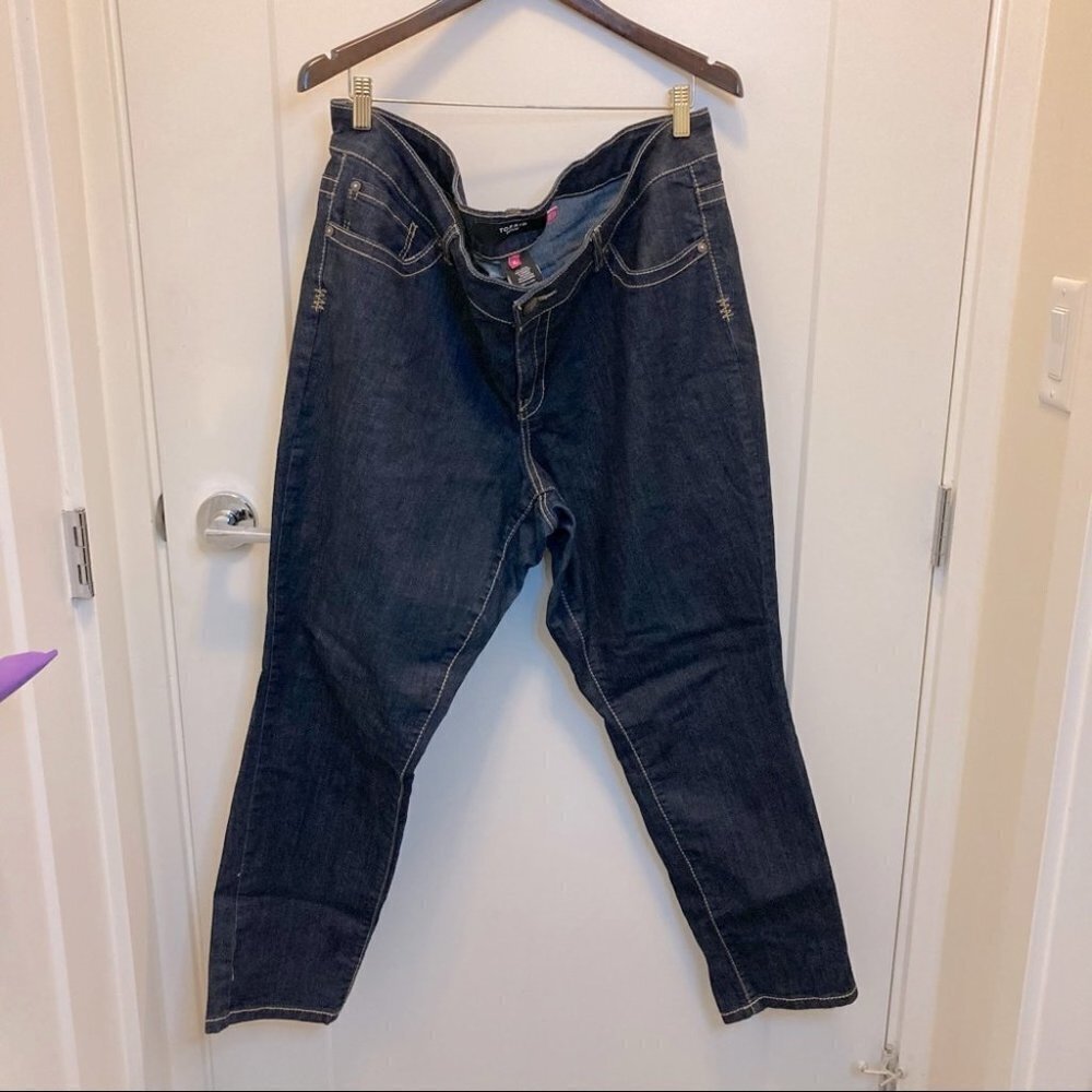 TORRID Sz 22S Denim Dark Wash Comfort Jeans
